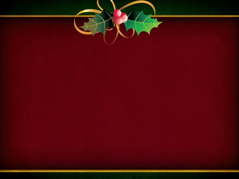 Christmas Wreath Background | Worship Backgrounds