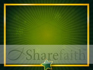 Christmas Star Worship Background