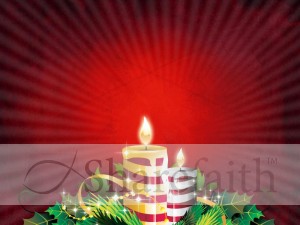 Christmas Candle Worship Backgrounds