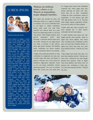 Christmas Newsletter Template