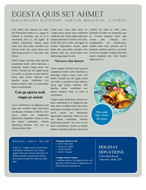 Christmas Newsletter Template