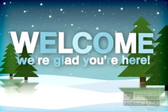 Christmas Season Welcome Video Loops