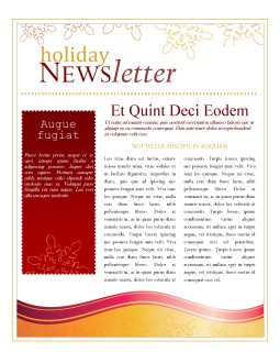 Snowflake Newsletter Template