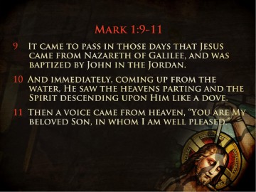 Baptism of the Lord Jesus Church PowerPoint