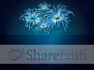 New Year Greetings Worship Background
