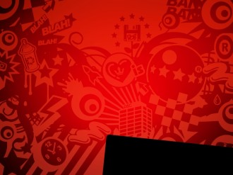 Red Design Worship Background
