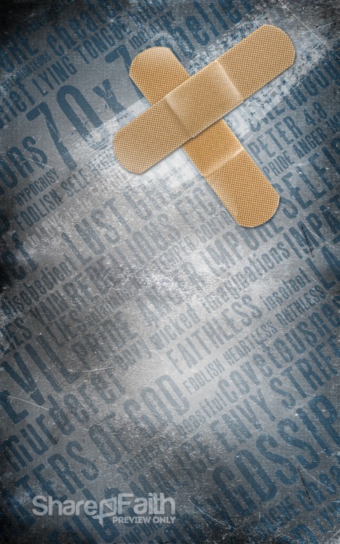 Forgiveness Church Bulletin Cover