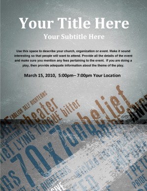 Forgiveness Church Flyer