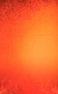 Orange Church Bulletin Template