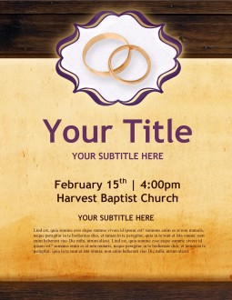 Marriage Flyer