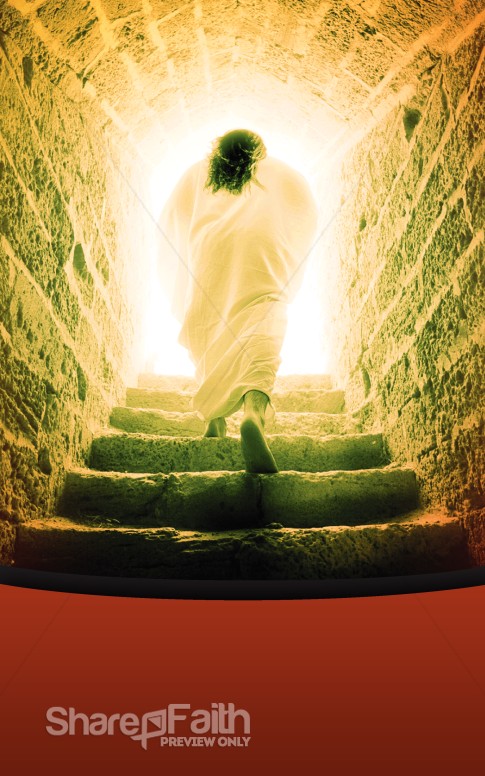 Jesus Tomb Easter Bulletin Cover