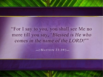 Palm Sunday PowerPoint Template
