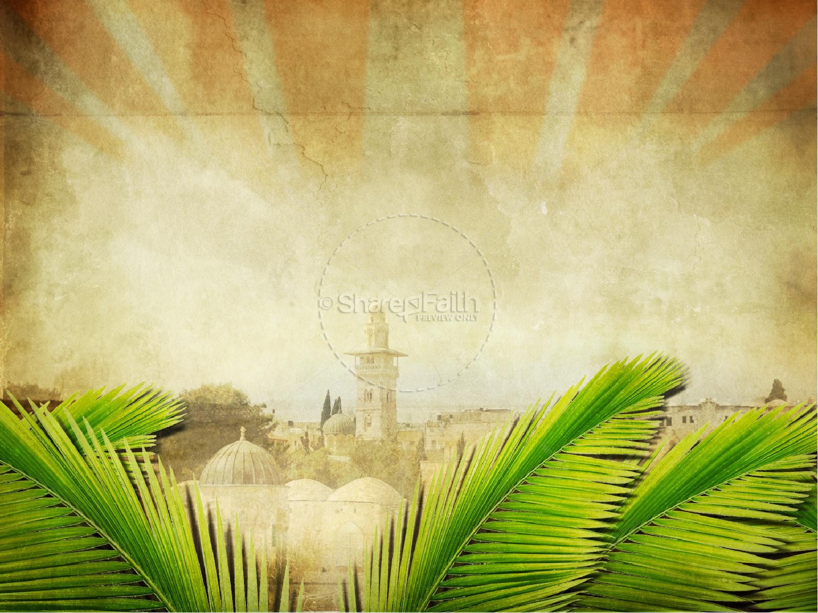 PALM SUNDAY Bible Sermon PowerPoint | Easter Sunday Resurrection.