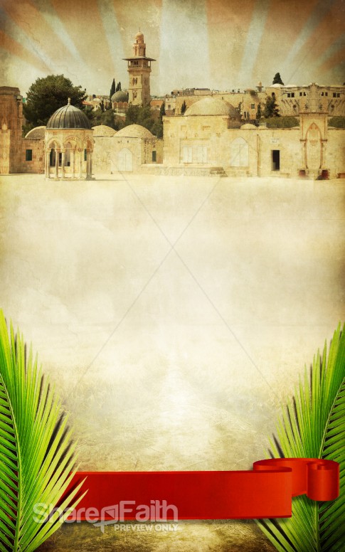 Triumphal Entry Bulletin Cover