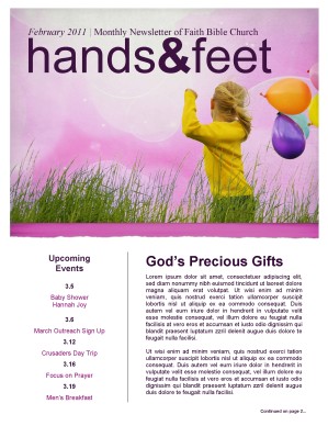 Children Newsletter Template