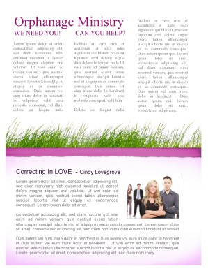 Children Newsletter Template