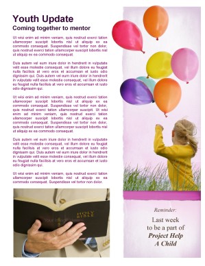 Children Newsletter Template