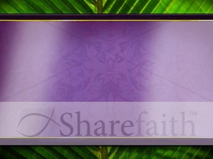 Palm Branches Worship Slide