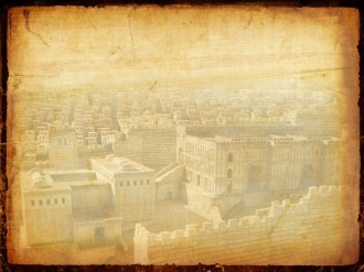Jerusalem Parchment Worship Background