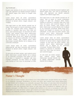 Worshipper Church Newsletter