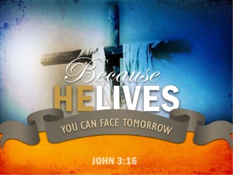 He Lives Church PowerPoint Template
