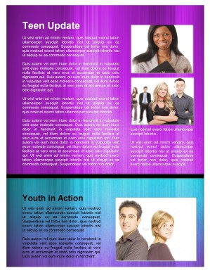 Celebration Church Newsletter Template