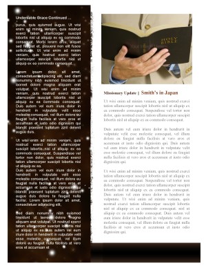 Bible Ministry Newsletter Template