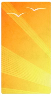 Yellow Rays Banner Widget
