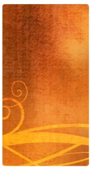 Orange Swirls Banner Widget