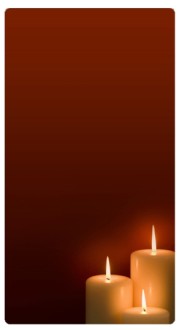 Three Candles Banner Widget