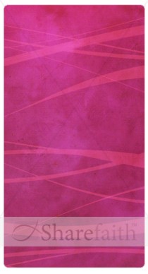 Pink Stripes Banner Widget