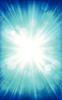Blue Rays Church Bulletin Cover