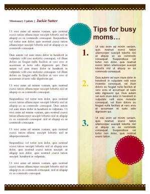 Christian Family Church Newsletter