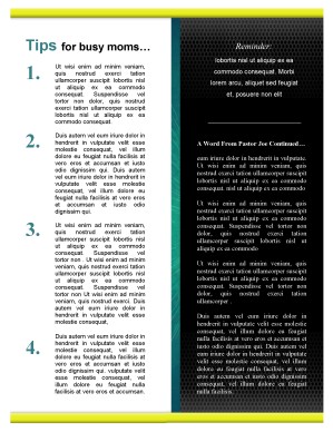 The Family Church Newsletter