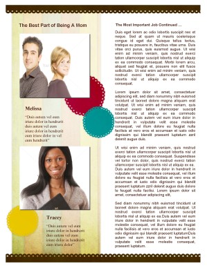 Mother's Day Church Newsletter