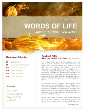 Pentecost Fire Church Newsletter