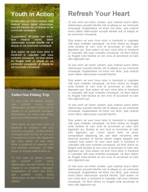 Forest Scene Church Newsletter