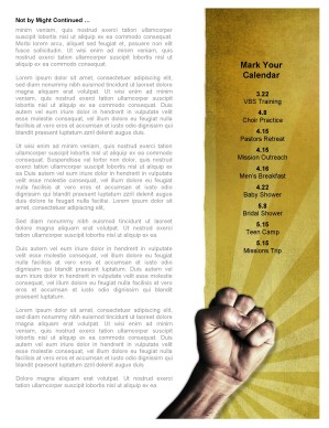Power Church Newsletter
