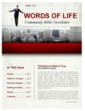 Fear Church Newsletter