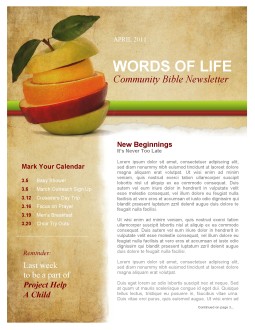 Fruit Church Newsletter