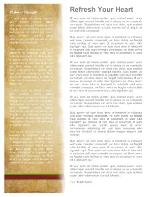 Fruit Church Newsletter