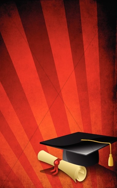 Graduation Rays Program Cover | Secular Holiday Bulletin Covers