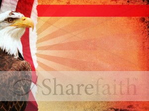 Patriotic Eagle Background