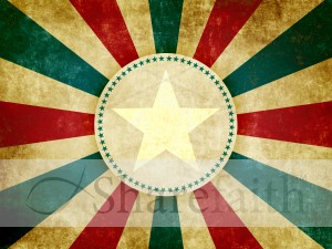 Vintage Patriotic PowerPoint Background