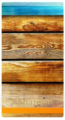 Wood Decoration Banner Widget