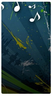 Musical Notes Banner Widget