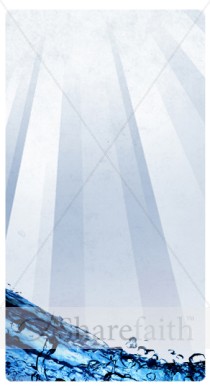 Baptismal Waters Banner Widget