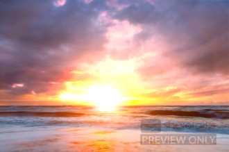Ocean Sunset Video Loop Worship
