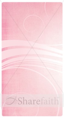 Pink Swirls Banner Widget