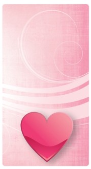 Heart Swirls Banner Widget